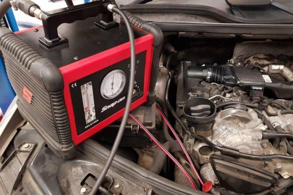 Smoke Testing For Mercedes Inlet Leaks